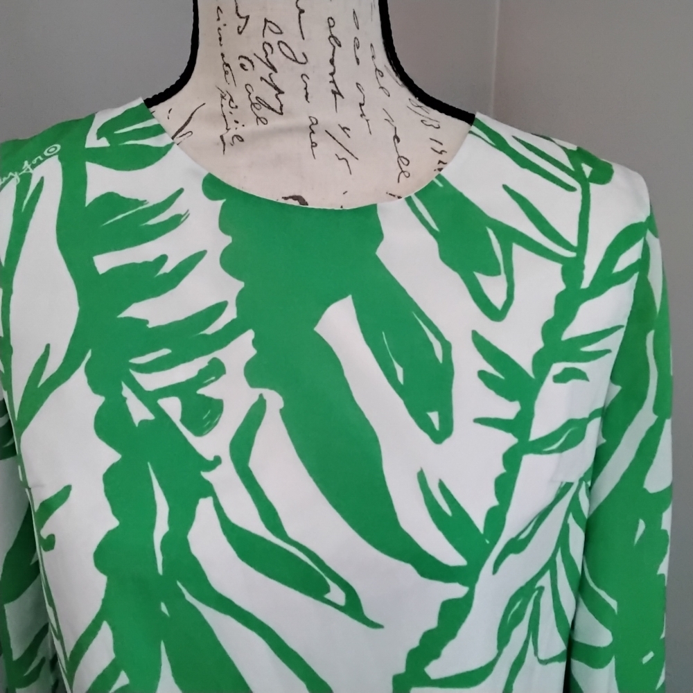 Lilly Pulitzer for Target Green & White Boom Boom Palm Mini Dress - XS - Picture 5 of 9